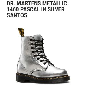 Dr. Martens Silver Metallic 1460 Pascal